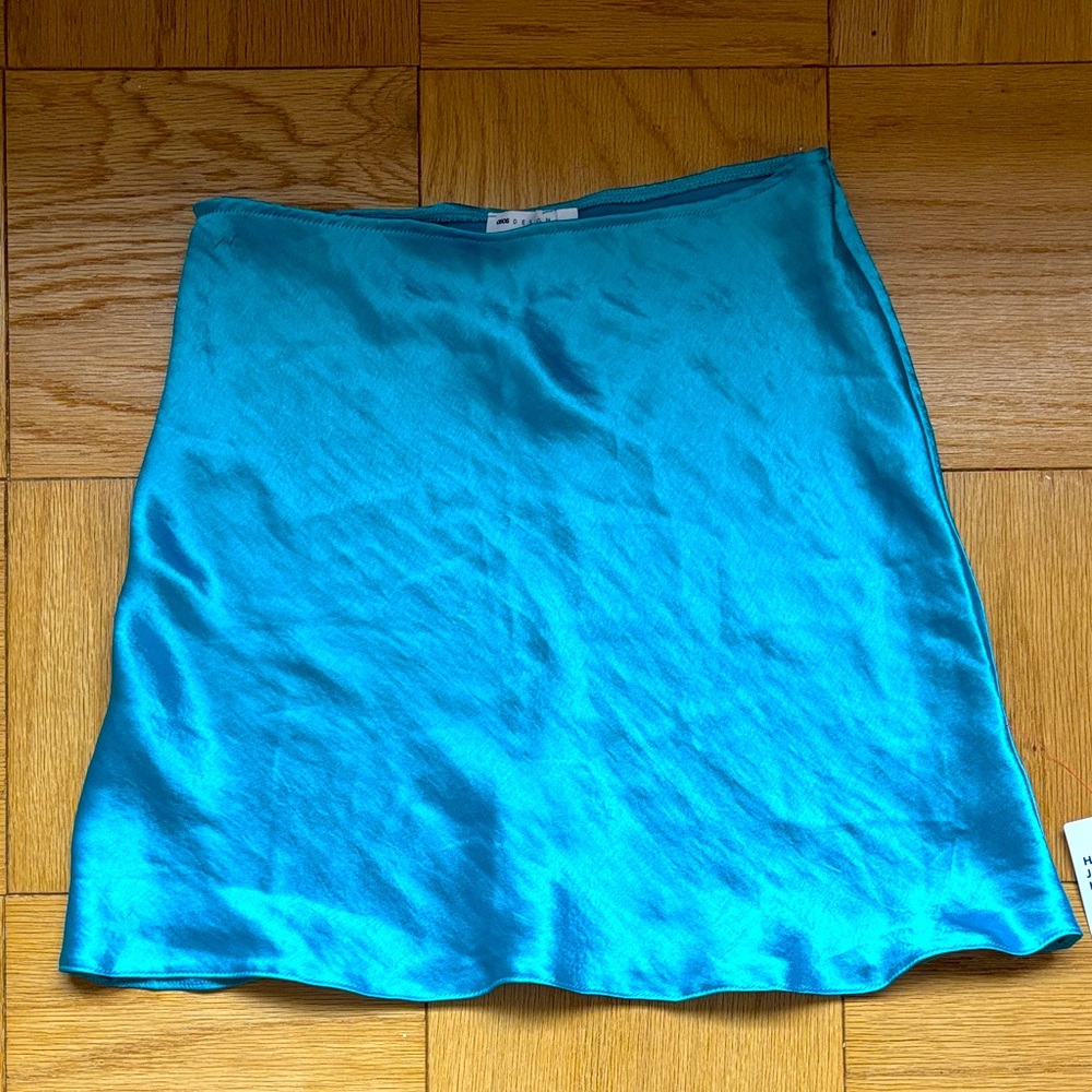 ASOS Shimmering Blue Mini Skirt